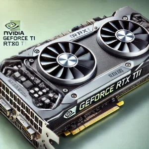 NVIDIA GeForce RTX 3080 Ti GPU with detailed view highlighting its design and features.