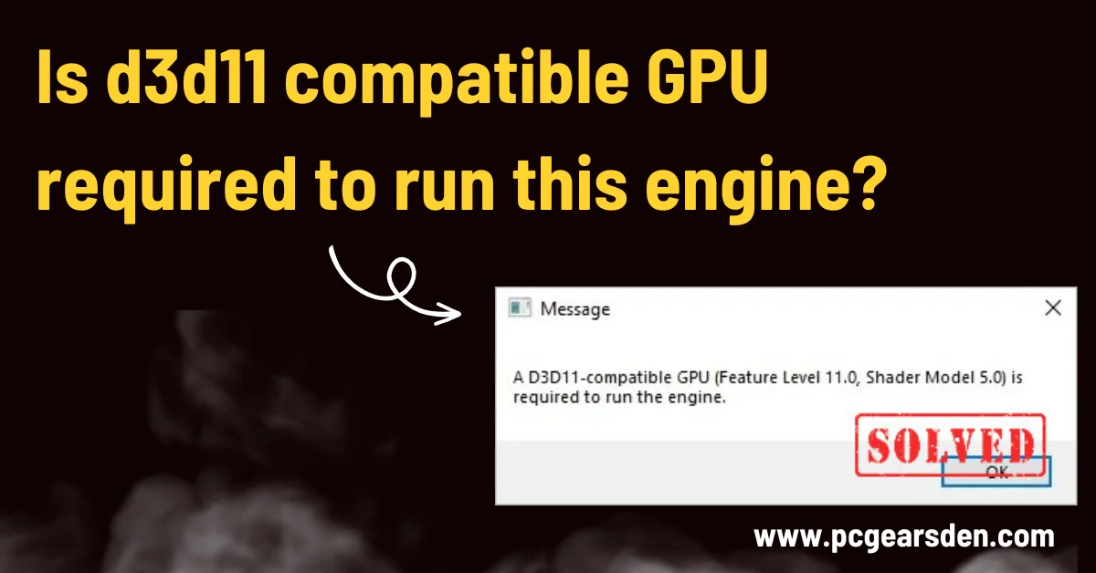 d3d11 compatible GPU