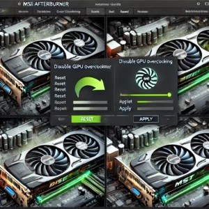 Disable GPU Overclocking
