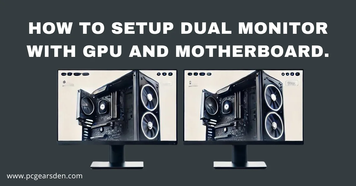 Setup Dual Monitor With GPU